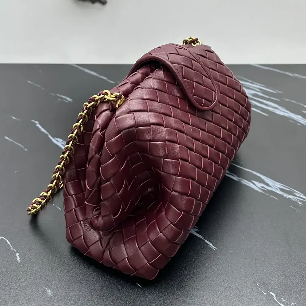 Bottega Veneta Teen Lauren 1980 With Chain for Women in Barolo