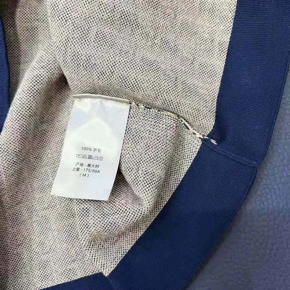 Dior Oblique Polo Shirt Blue Cotton Jacquard for Men