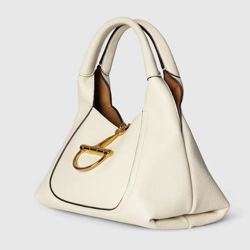 Gucci Softbit Medium Top Handle Bag White / Gucci Softbit Medium Top Handle Bag White /