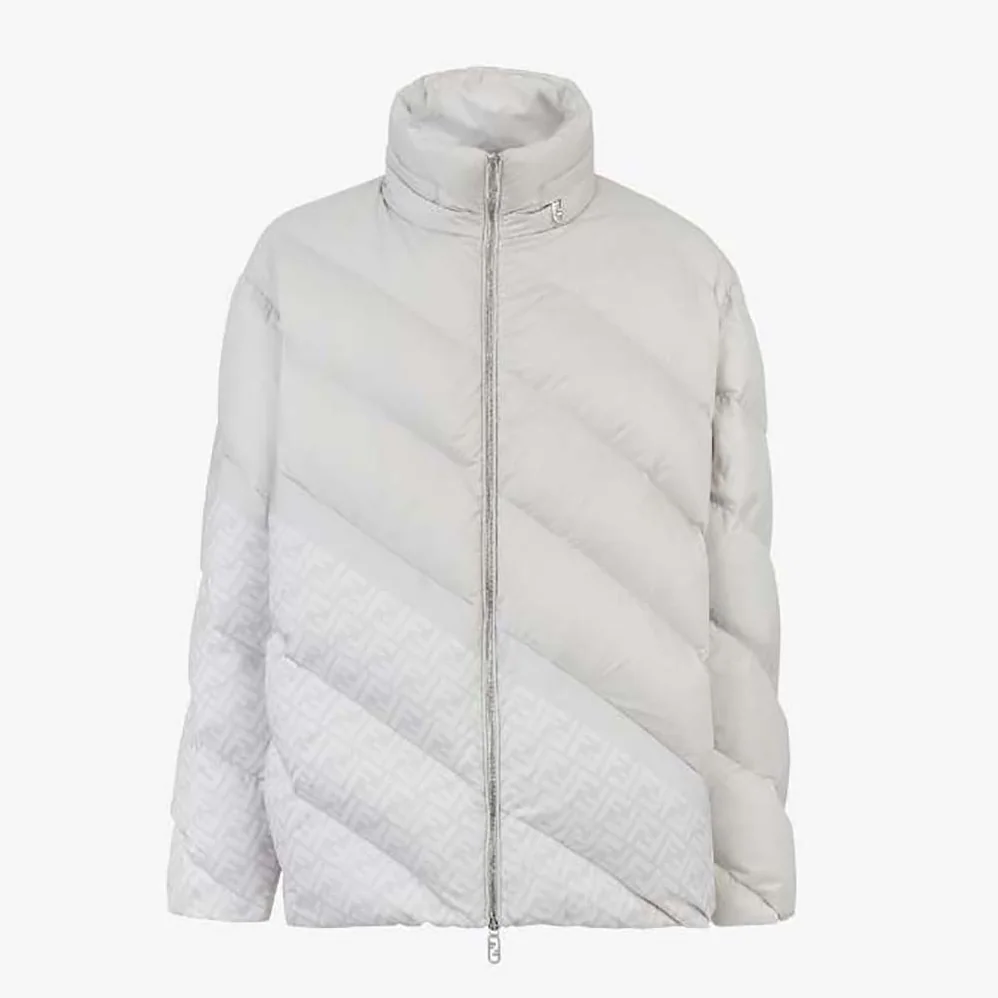 Fendi Down Jacket White Nylon Down-FAA919AQNJF1N6G for Men