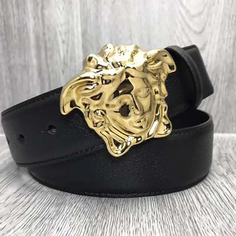 Versace Palazzo Belt with Medusa Buckle for Men Versace Palazzo Belt with Medusa Buckle for Men