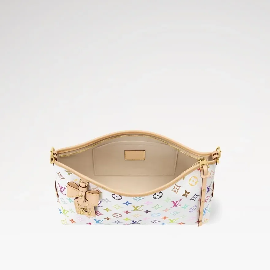 Louis Vuitton LV x TM CarryAll East West Shoulder Bag in Multicolor Gold Hardware
