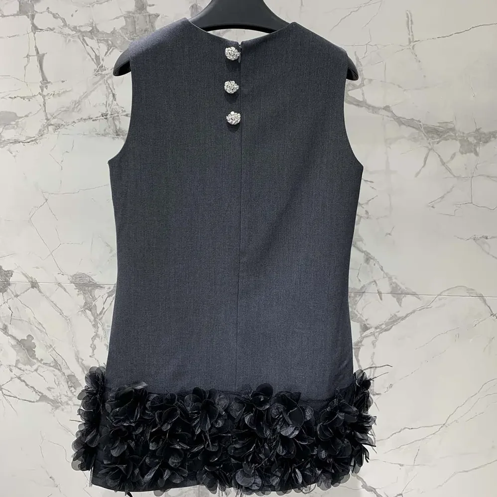 Prada Embroidered Wool Mini for Women in dress Prada Embroidered Wool Mini for Women in dress