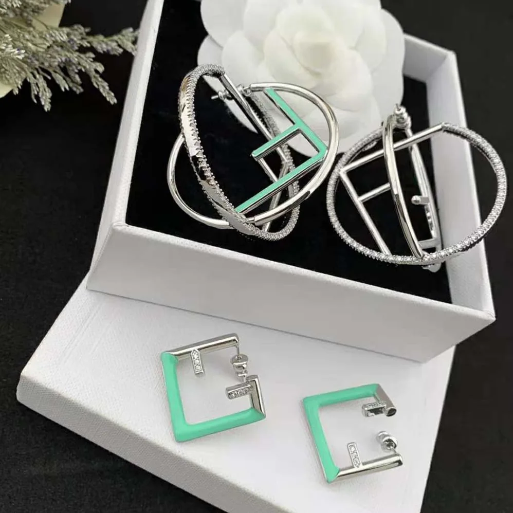 Fendi F is Fendi Earrings Silver for Women in coloured