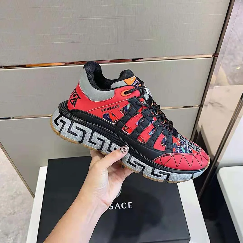 Versace Trigreca Coveted Sneaker Family for Women in Red Versace Trigreca Coveted Sneaker Family for Women in Red