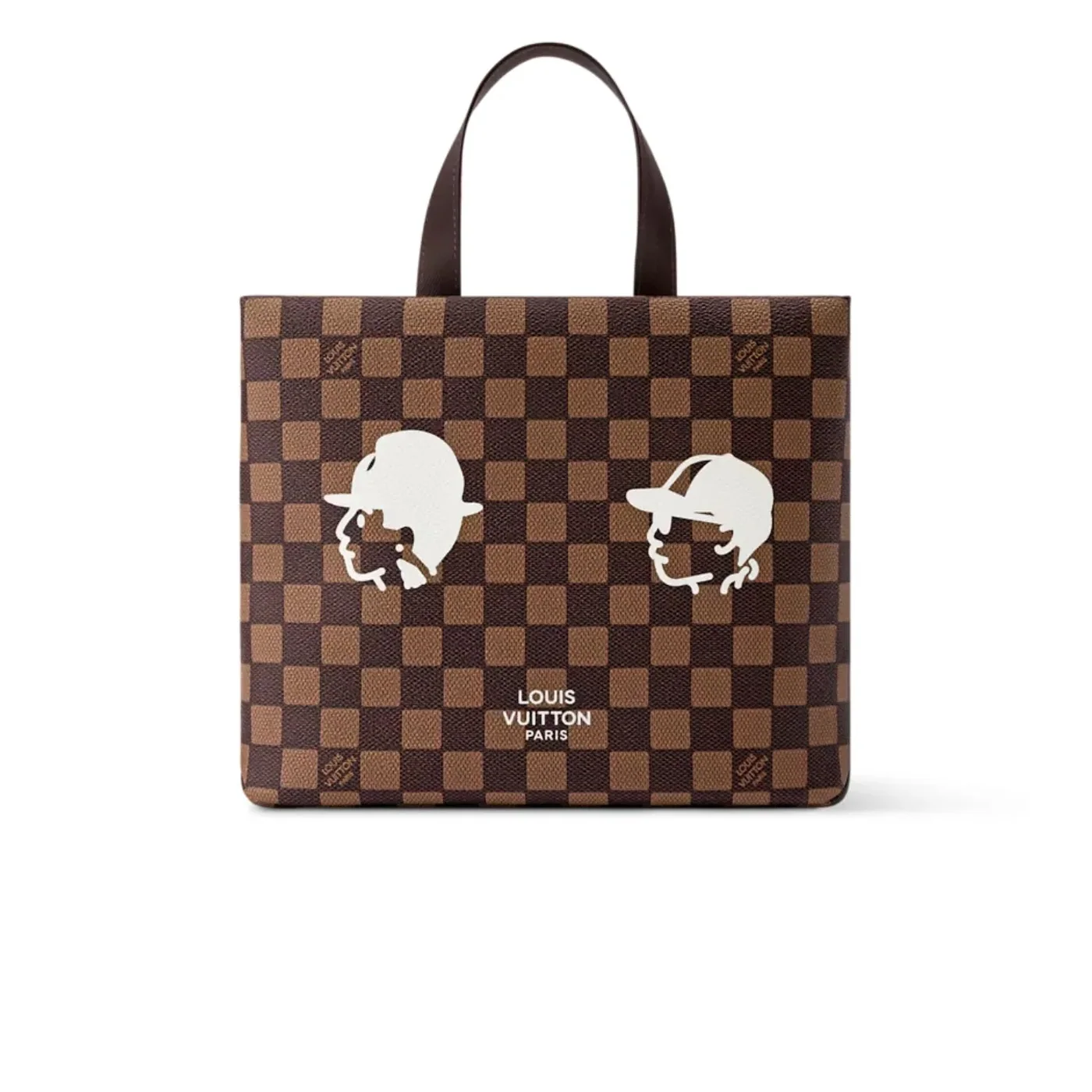 Louis Vuitton Mini Shopper Tote Damier Bag Brown /