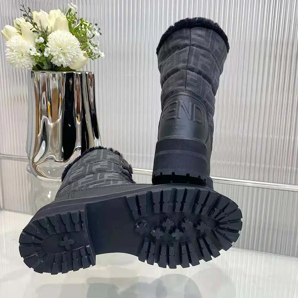 Fendi Biker Boots Black Leather Biker Boots for Women Fendi Biker Boots Black Leather Biker Boots for Women