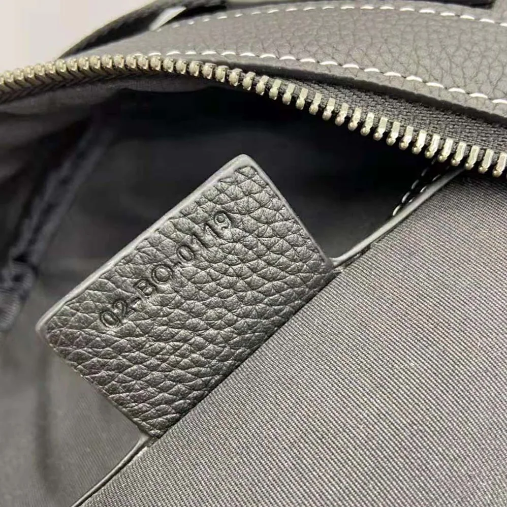 Dior Peter Doig Sling Bag Black Grained Calfskin for Men