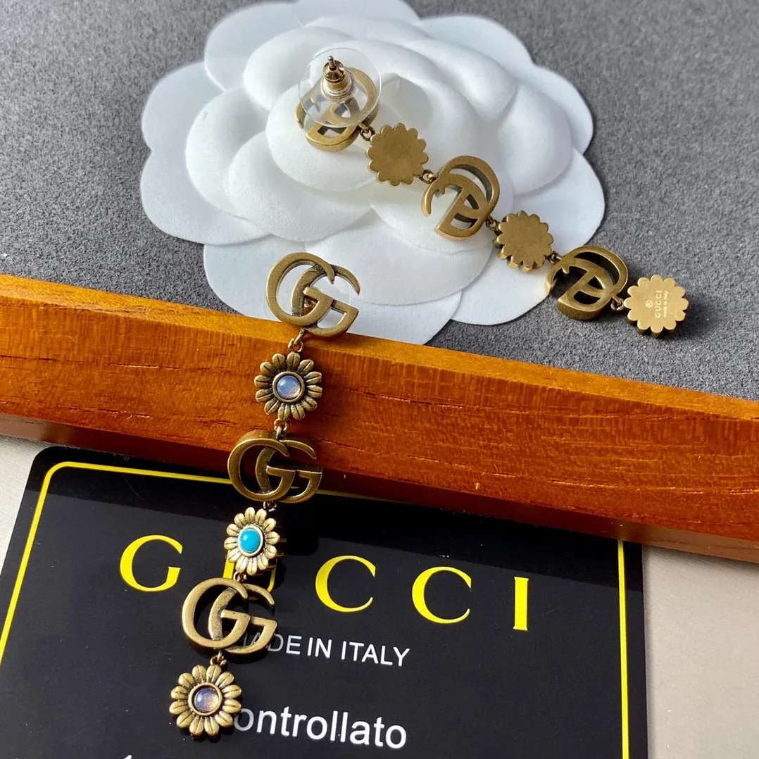 Gucci Double G Earrings Gold