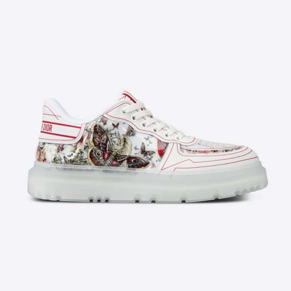 Dior Addict Sneaker White Calfskin and Technical Fabric for Women