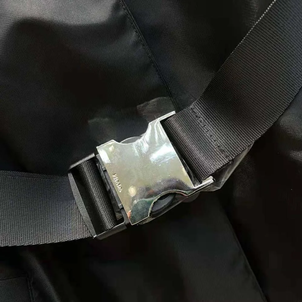 Prada Light Re-Nylon Safari Jacket for Women in Black