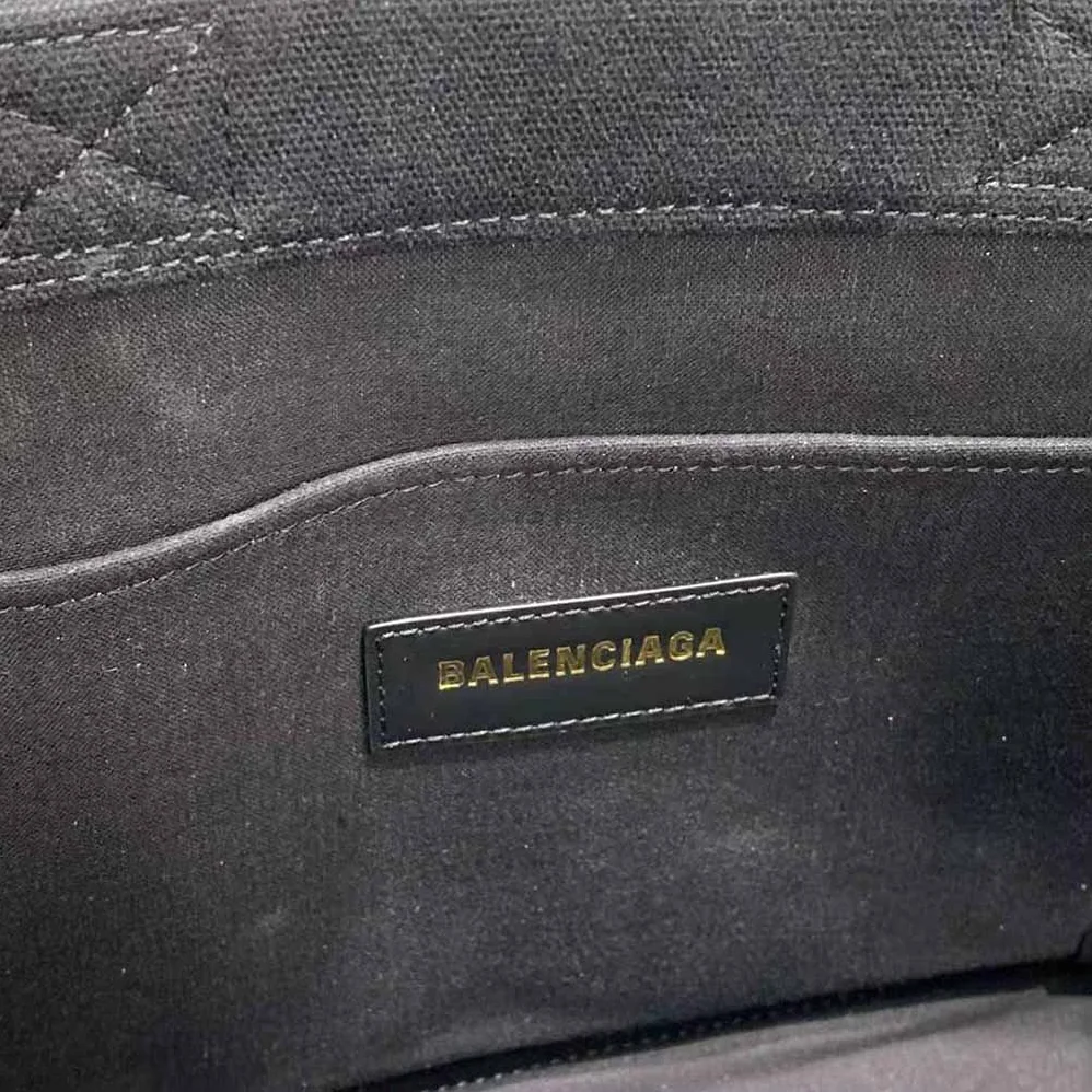 Balenciaga Hardware Small Tote Bag With Strap for Women in Black