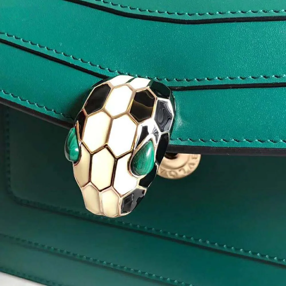 Bvlgari Serpenti Forever Mini Bag for Women in Green Bvlgari Serpenti Forever Mini Bag for Women in Green