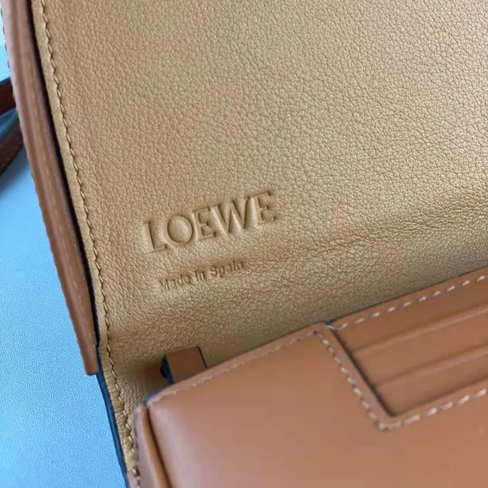 Loewe Heel Bag in Soft Calfskin for Women in Brown Loewe Heel Bag in Soft Calfskin for Women in Brown