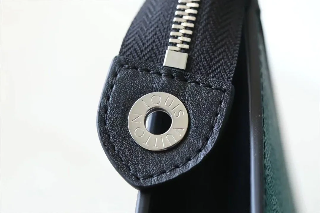 Louis Vuitton Pochette Voyage MM Damier Graphite Stamps Canvas