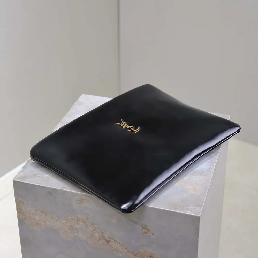 Saint Laurent YSL Calypso Large Pouch in Lambskin for Women Saint Laurent YSL Calypso Large Pouch in Lambskin for Women