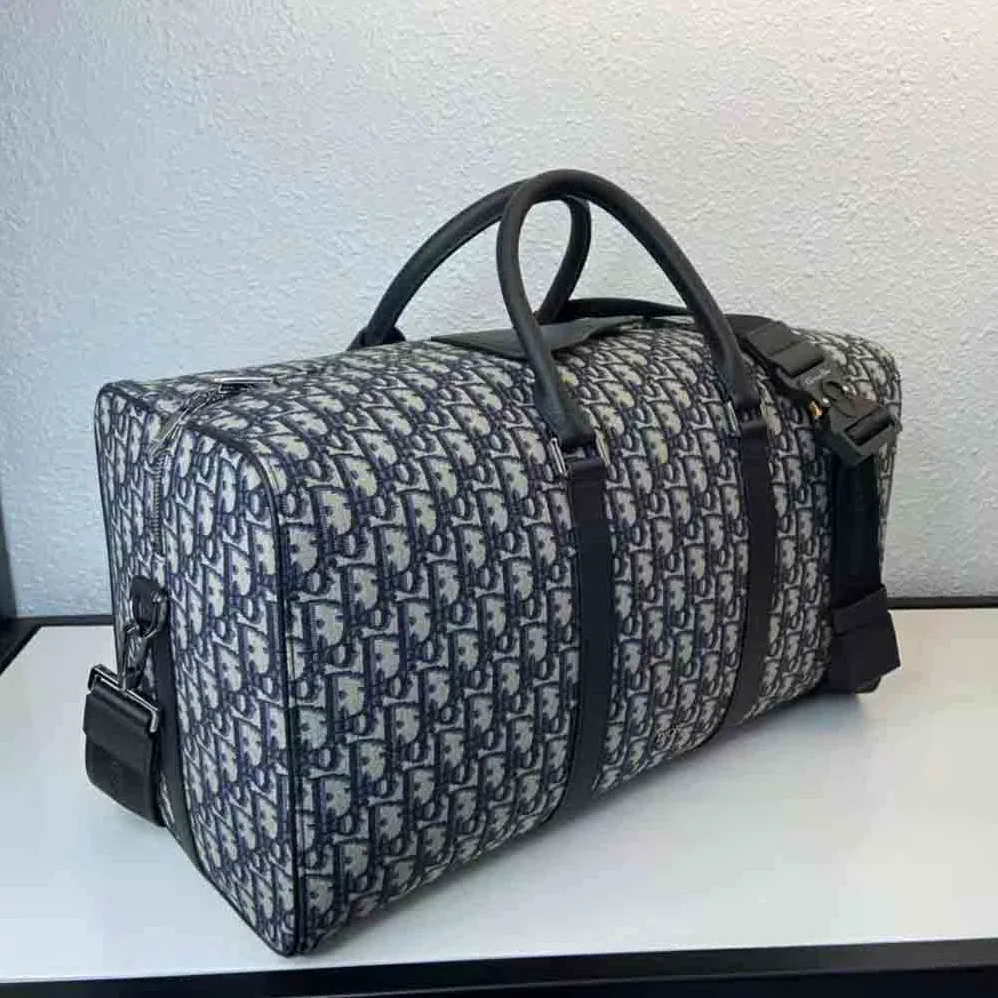 Dior Lingot 50 Bag Beige and Black Dior Oblique Jacquard for Men Dior Lingot 50 Bag Beige and Black Dior Oblique Jacquard for Men