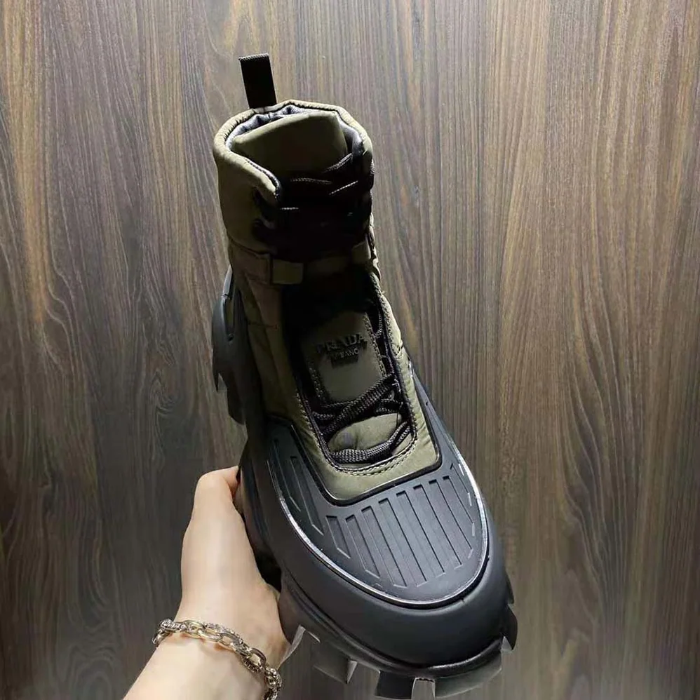 Prada Cloudbust Thunder Sneakers for Women in Dark Green Prada Cloudbust Thunder Sneakers for Women in Dark Green