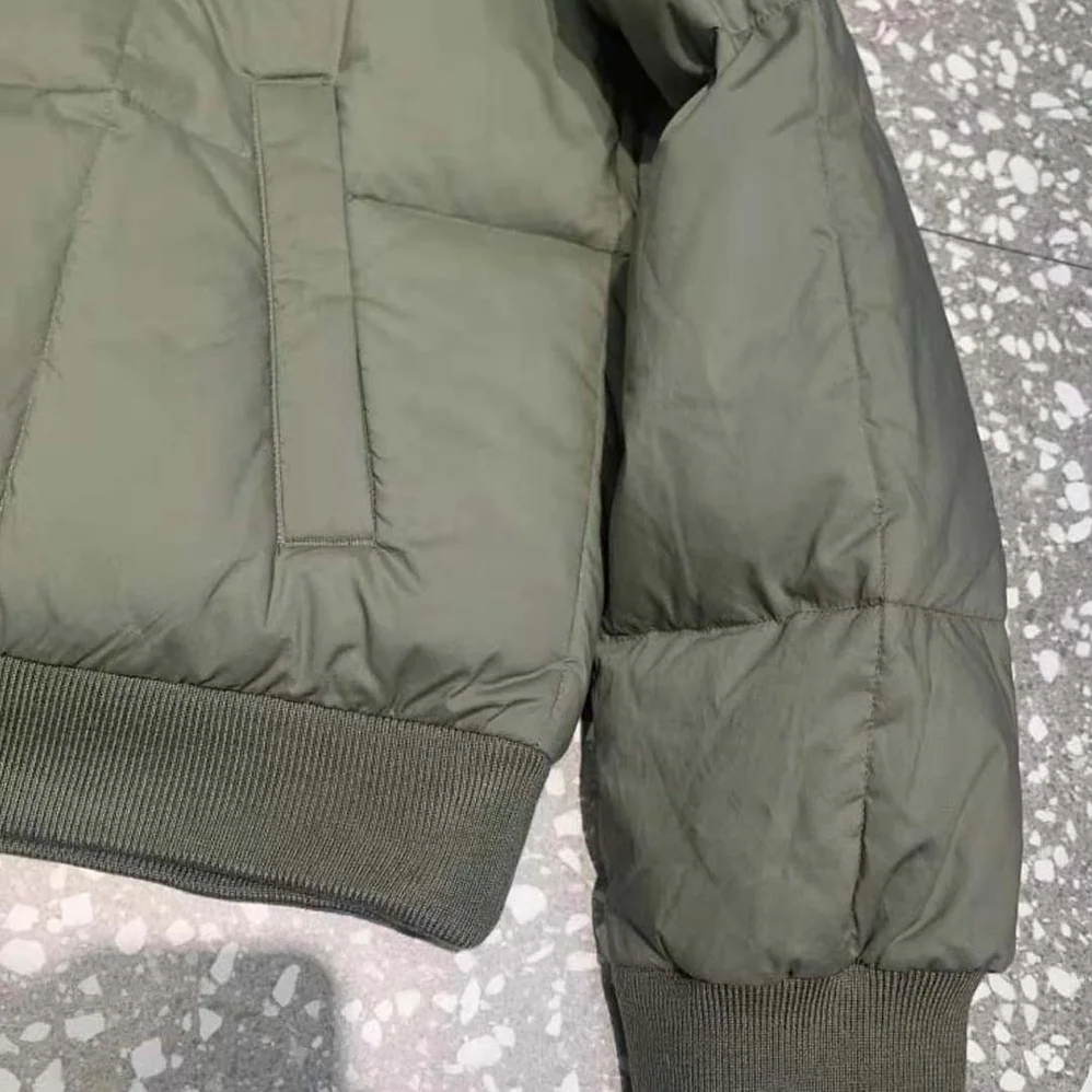 Prada Cropped Technical Cotton Down Jacket for Men