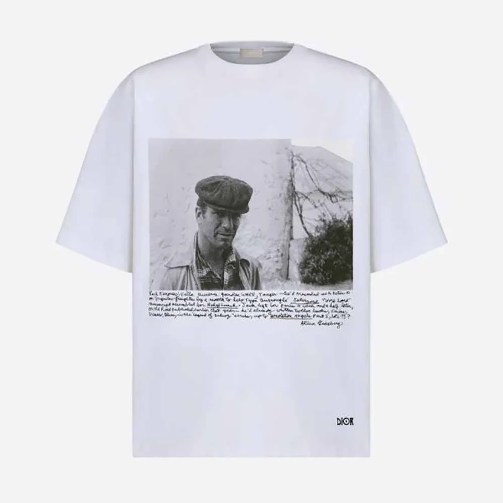 Dior Dior and Jack Kerouac Oversized T for Women in shirt White Cotton Jersey Dior Dior and Jack Kerouac Oversized T for Women in shirt White Cotton Jersey