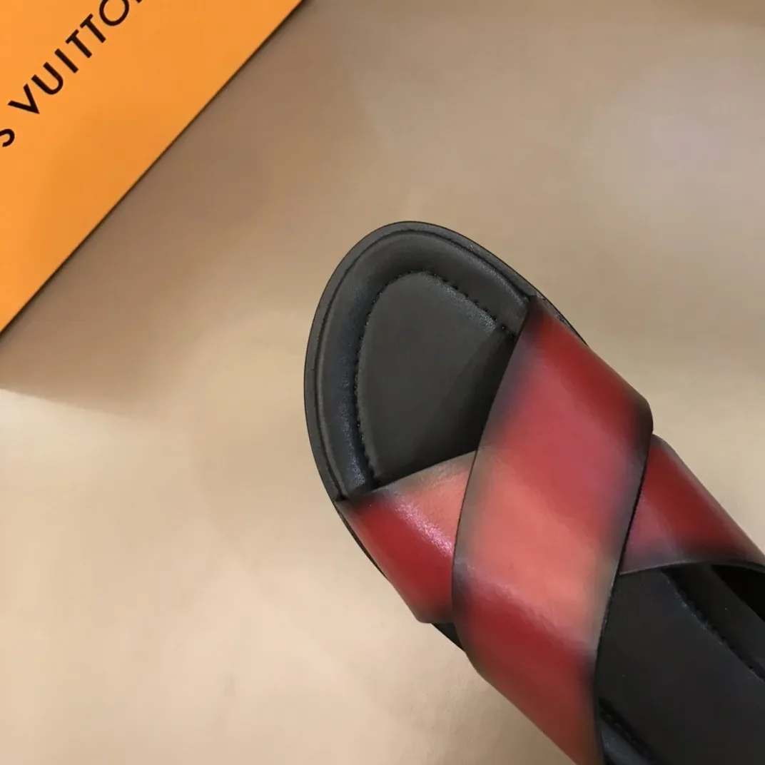 Louis Vuitton LV Oasis Mule Red Louis Vuitton LV Oasis Mule Red
