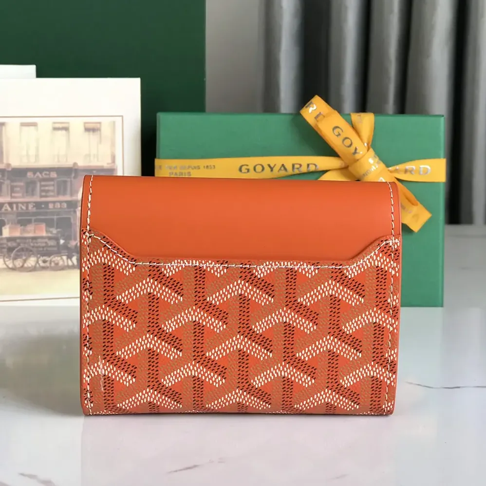 Goyard Saint Gabrie Wallet for Unisex in Orange