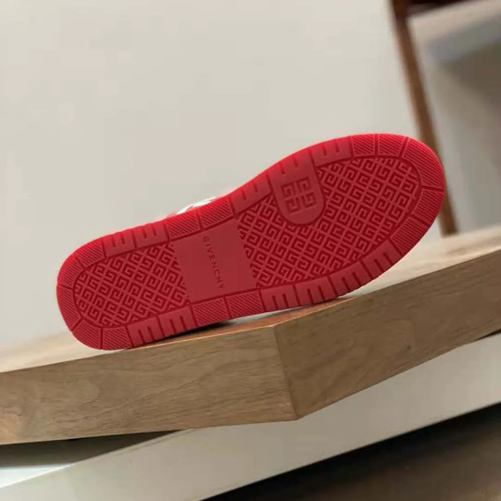 Givenchy G4 High Top Sneakers in Leather for Men in Red/White Givenchy G4 High Top Sneakers in Leather for Men in Red/White