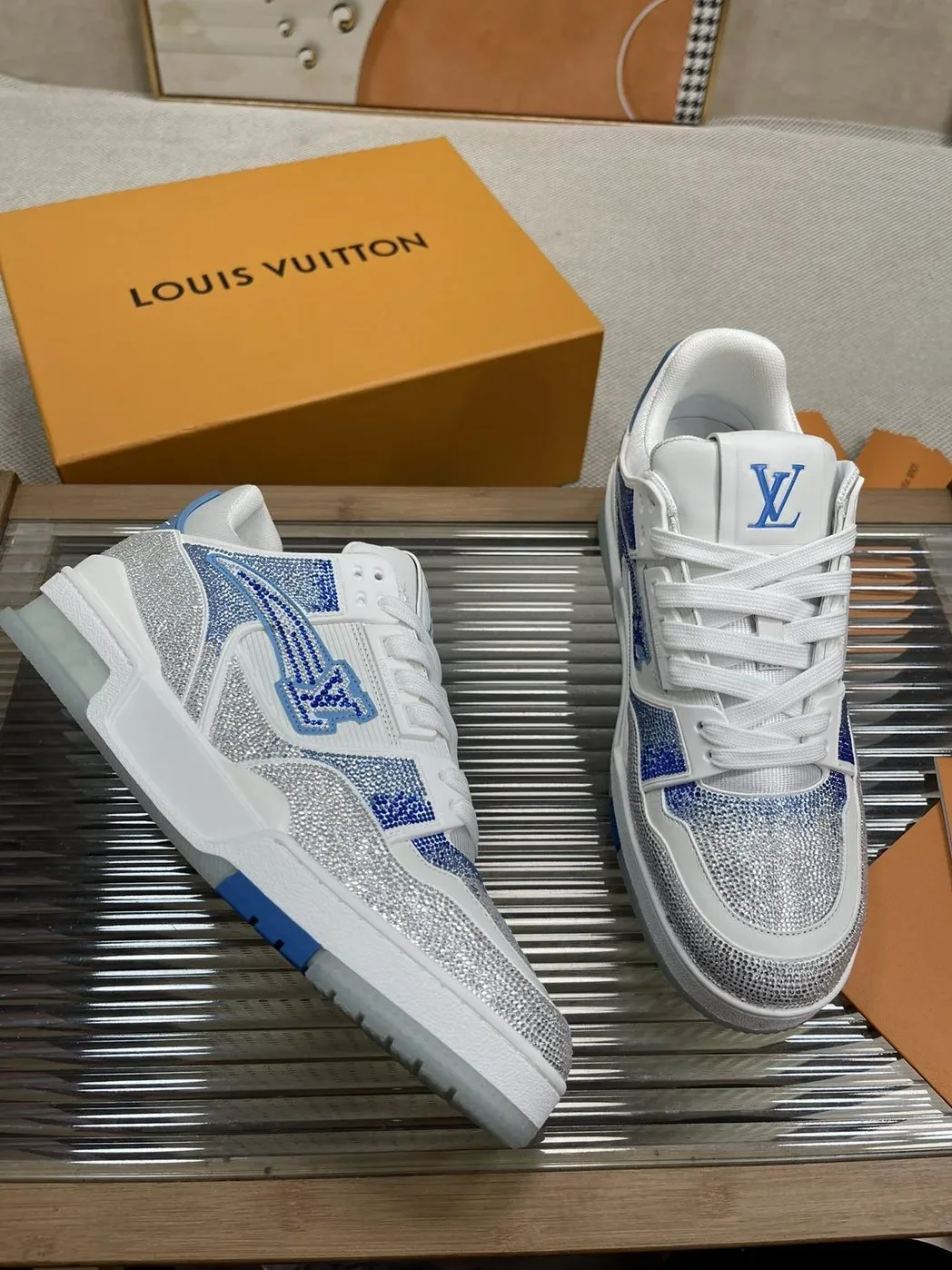 Louis Vuitton Trainer Sneaker LV White Louis Vuitton Trainer Sneaker LV White