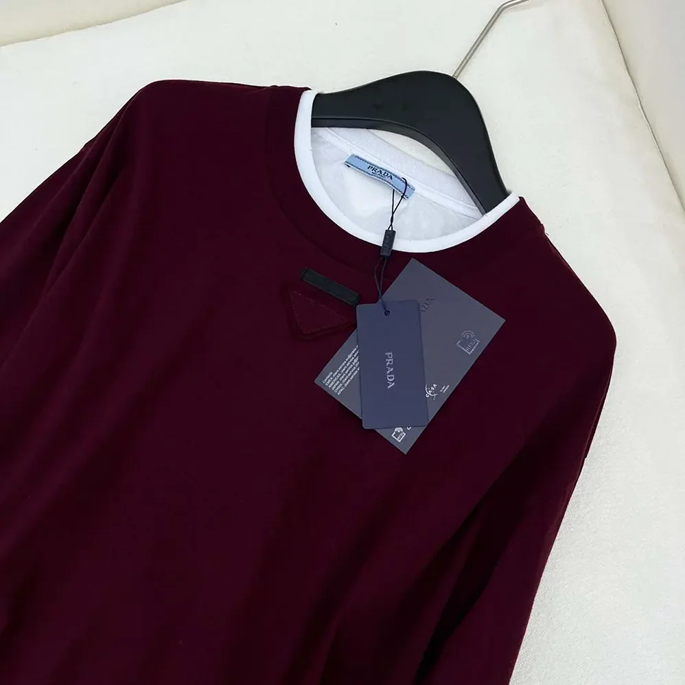 Prada Long-sleeved Jersey T for Women in shirt Prada Long-sleeved Jersey T for Women in shirt