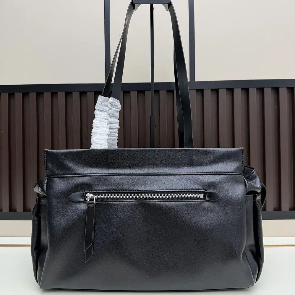 Prada Route Large Leather Tote Bag for Women in Black Prada Route Large Leather Tote Bag for Women in Black