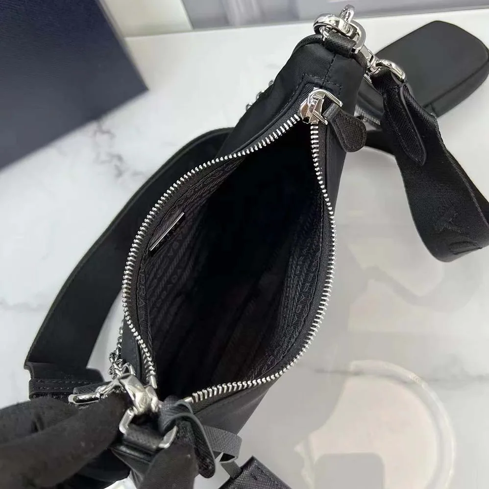 Prada Re-Edition 2005 Re-Nylon Bag for Women in Black
