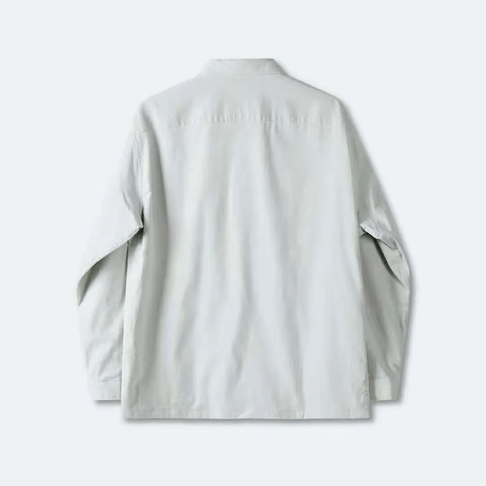 Prada Pinwale Corduroy Shirt for Men in White Prada Pinwale Corduroy Shirt for Men in White