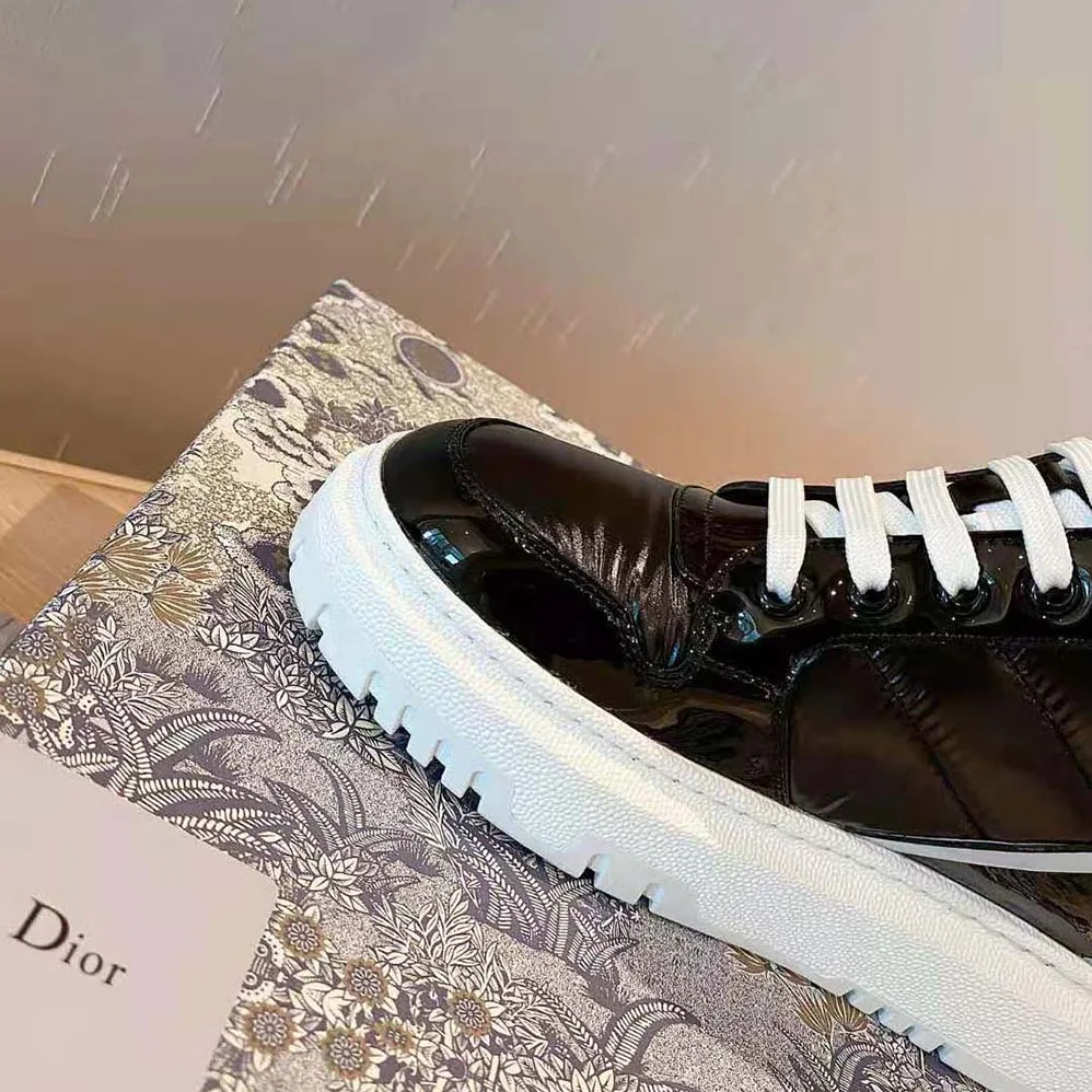 Dior D-Player Sneaker Black Quilted Nylon for Unisex