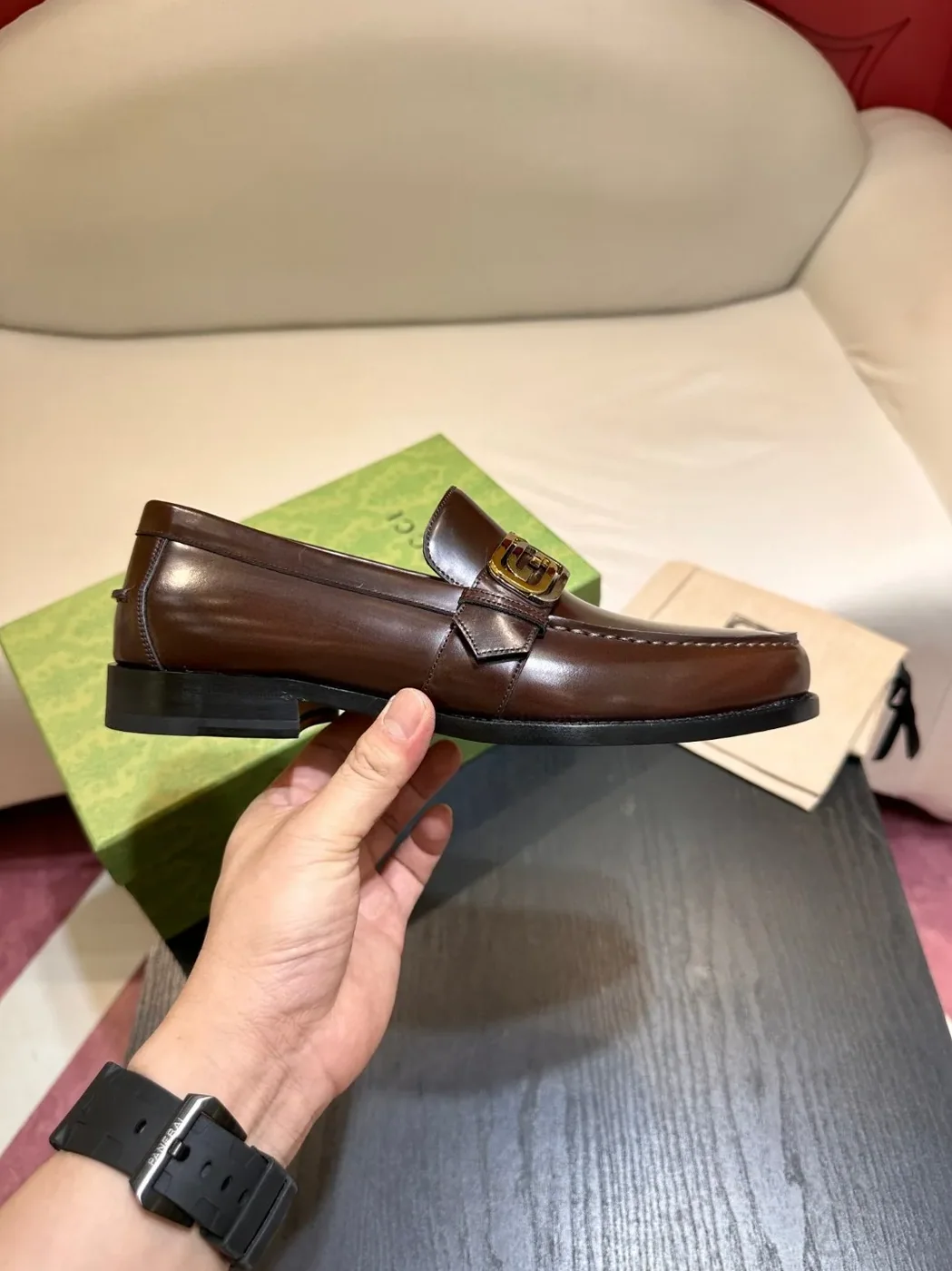 Gucci Interlocking G Loafer Brown Gucci Interlocking G Loafer Brown