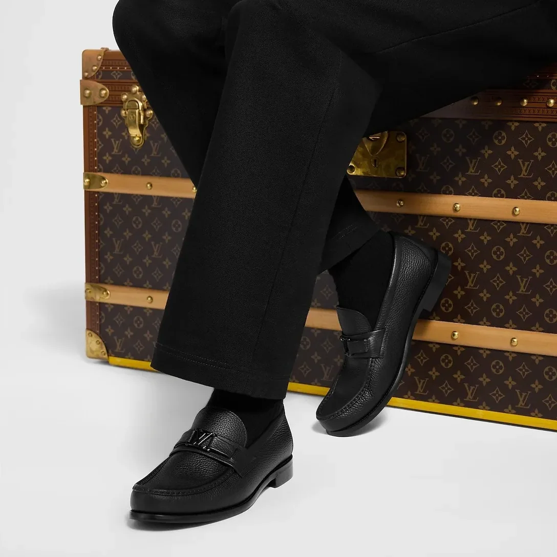 Louis Vuitton Major Loafer Black 1AH771 Louis Vuitton Major Loafer Black 1AH771