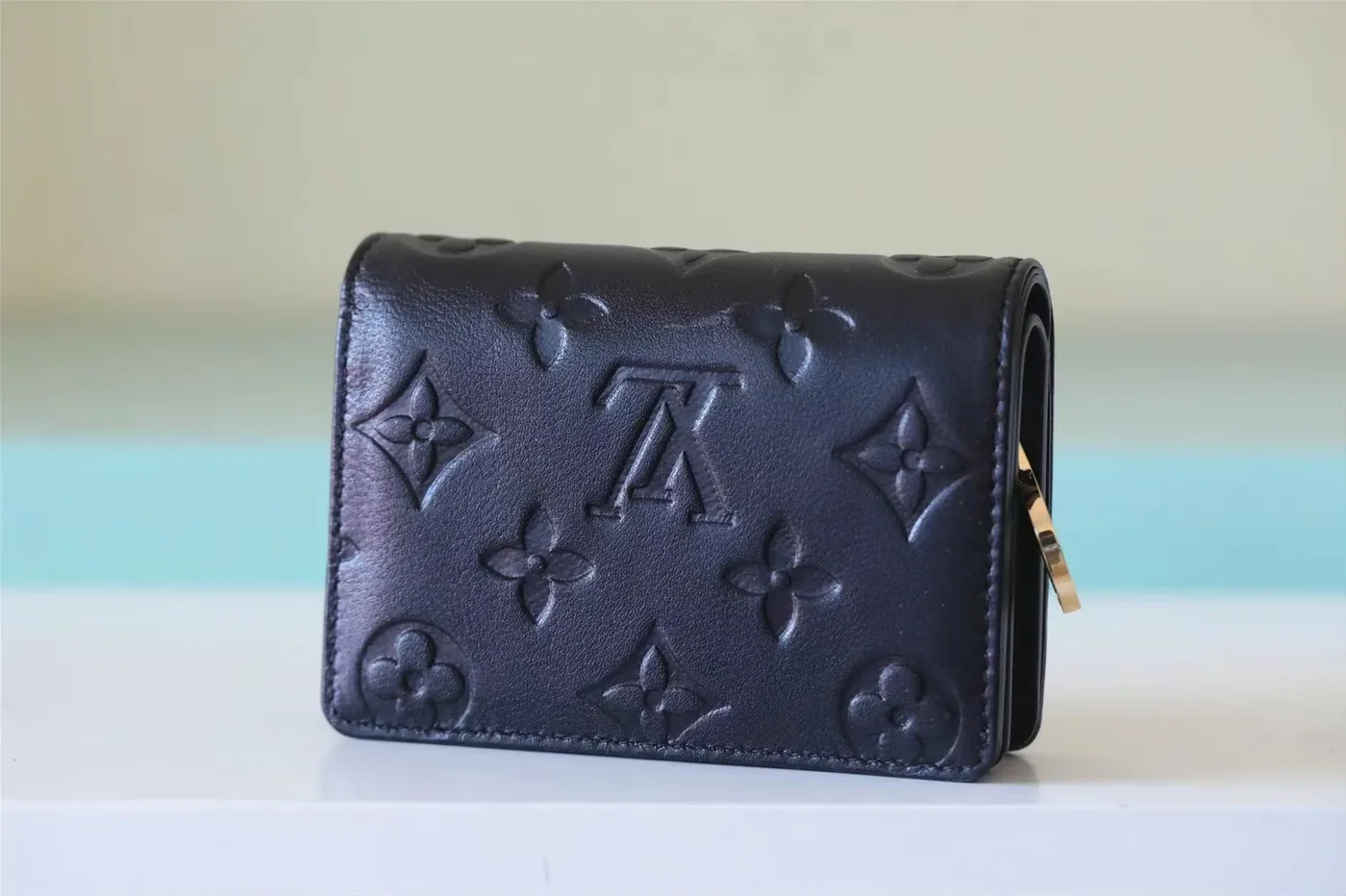 Louis Vuitton Wallet Monogram Embossed Light Brown / Louis Vuitton Wallet Monogram Embossed Light Brown /
