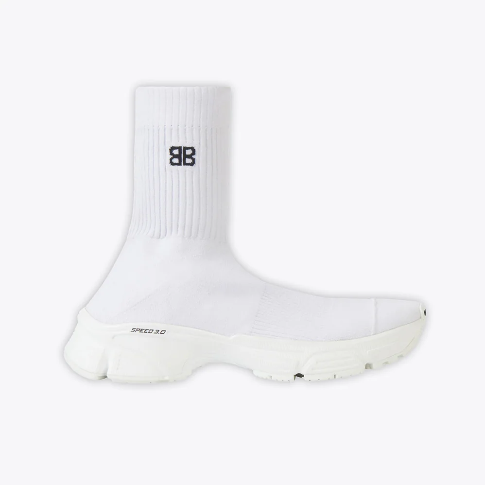 Balenciaga Speed 3.0 Sneaker in White Recycled Knit for Women