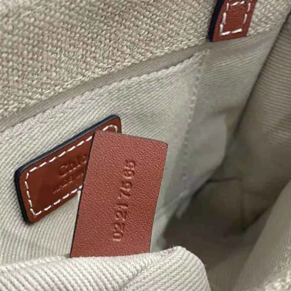 Chloe Mini Woody Tote Bag for Women in Brown