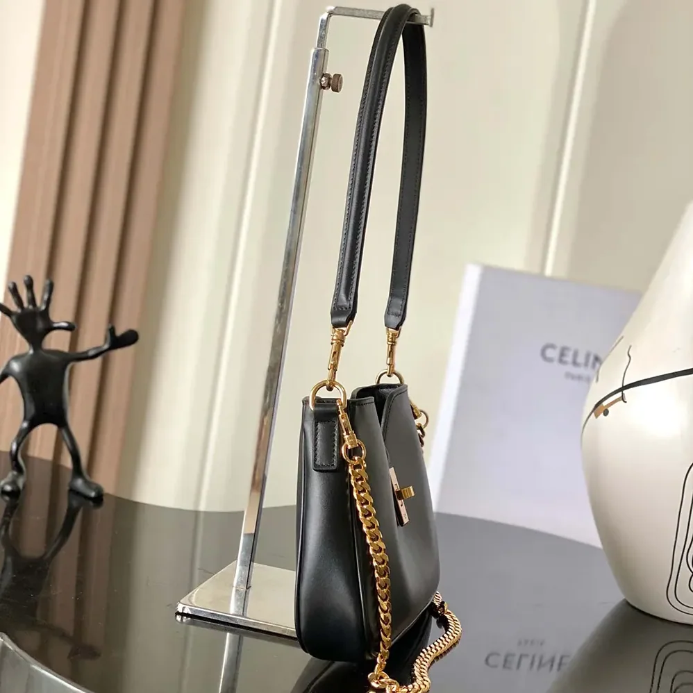 Celine Shoulder Camille 16 Soft In Smooth Calfskin for Women in Black Celine Shoulder Camille 16 Soft In Smooth Calfskin for Women in Black