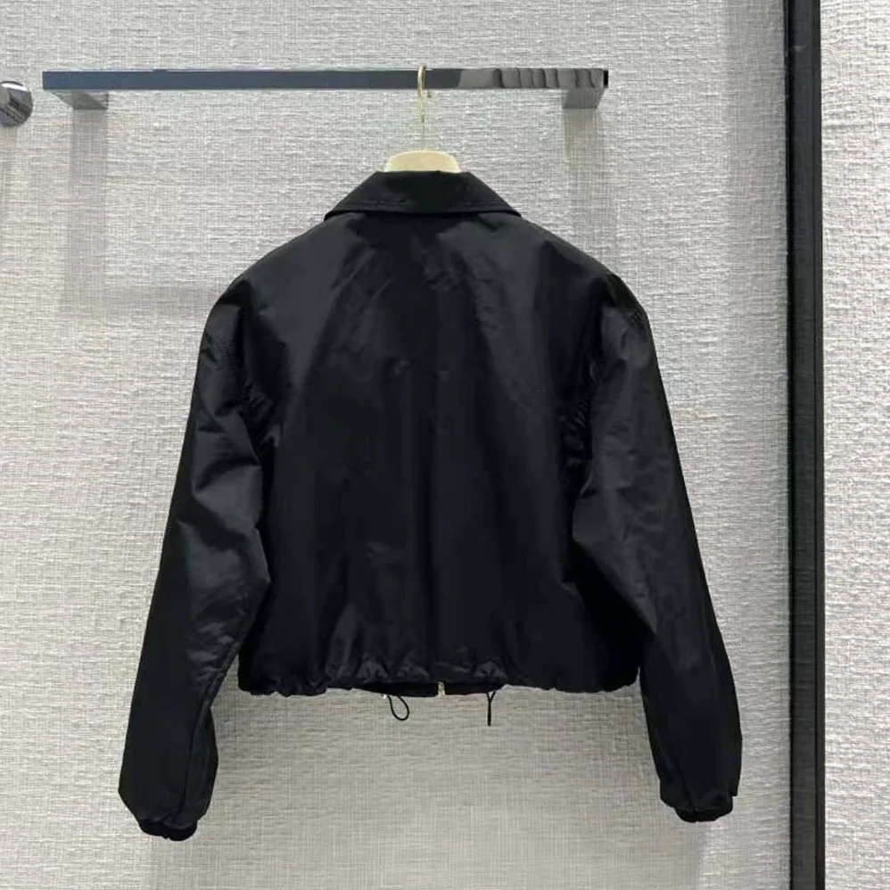 Miu Miu Technical Silk Blouson Jacket for Women