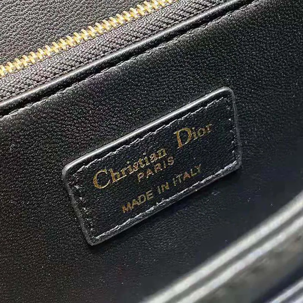 Dior Miss Dior Top Handle Bag Black Cannage Lambskin for Women Dior Miss Dior Top Handle Bag Black Cannage Lambskin for Women