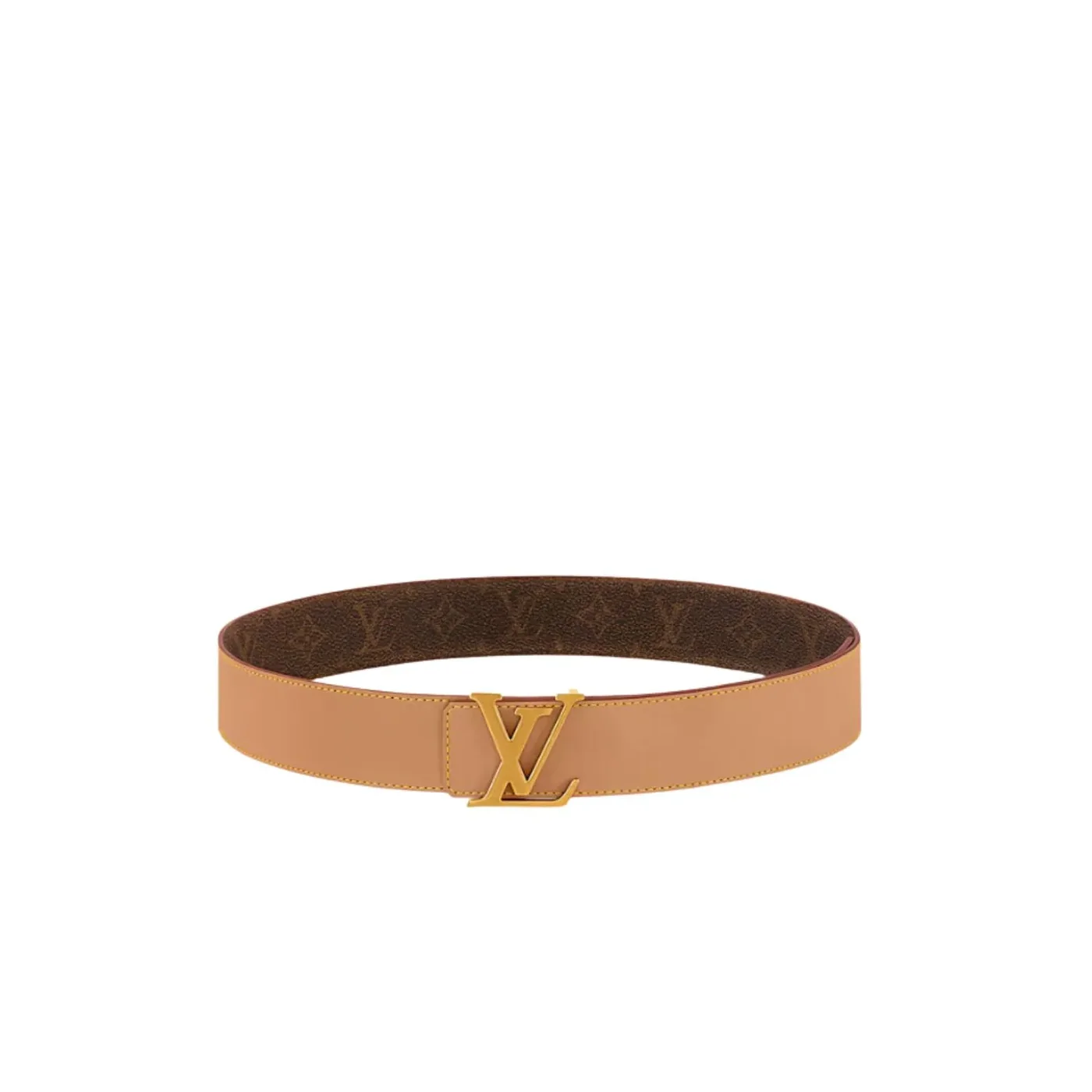 Louis Vuitton LV Initiales Reversible Belt Brown Louis Vuitton LV Initiales Reversible Belt Brown