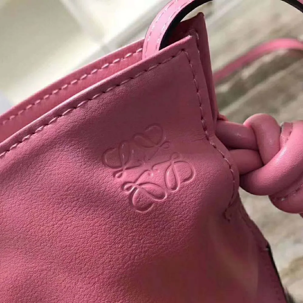 Loewe Flamenco Knot Mini Bag in Nappa Leather for Women in Pink
