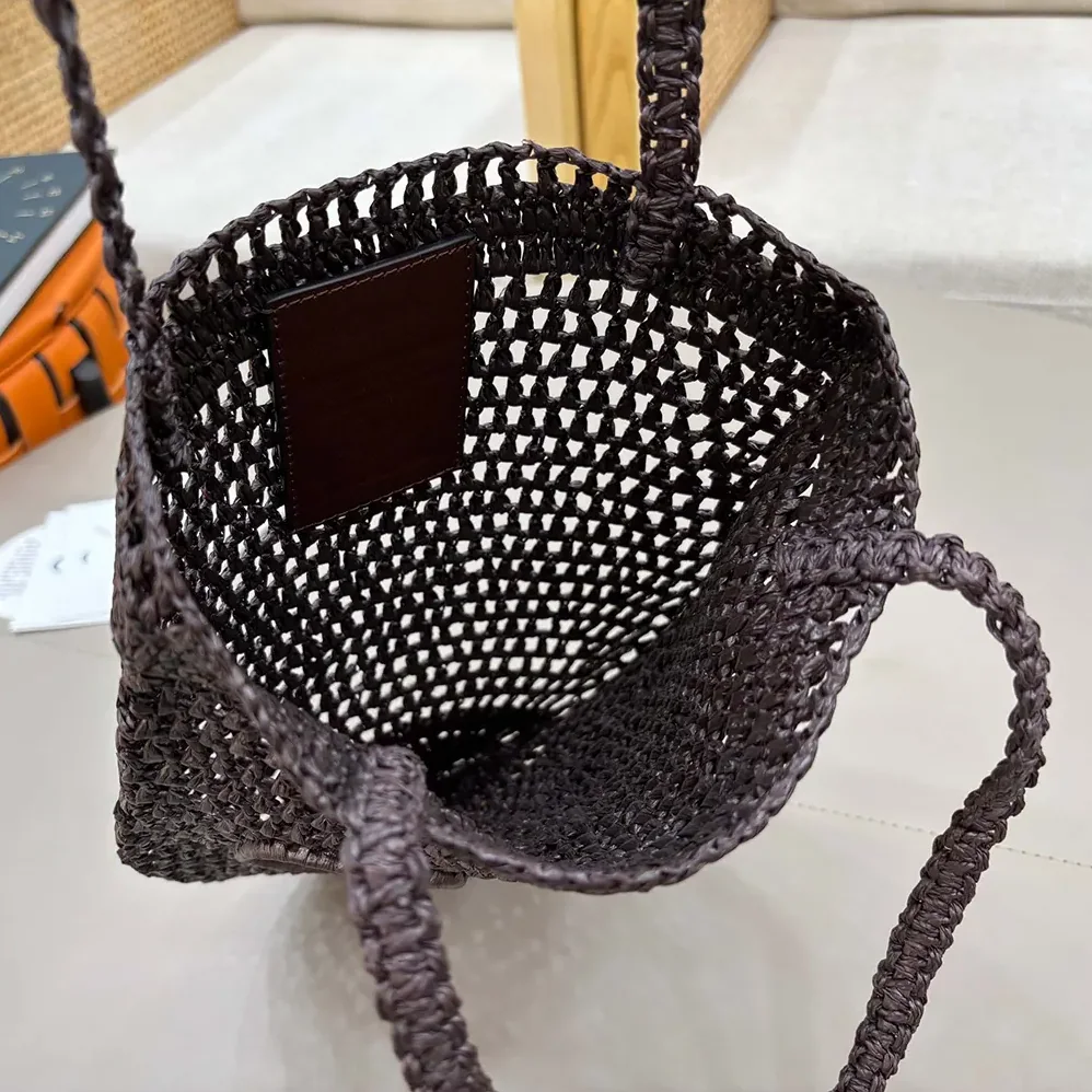 Chloe Small Summer Banana Tote Bag in Raffia for Women in Kohl Brown Chloe Small Summer Banana Tote Bag in Raffia for Women in Kohl Brown