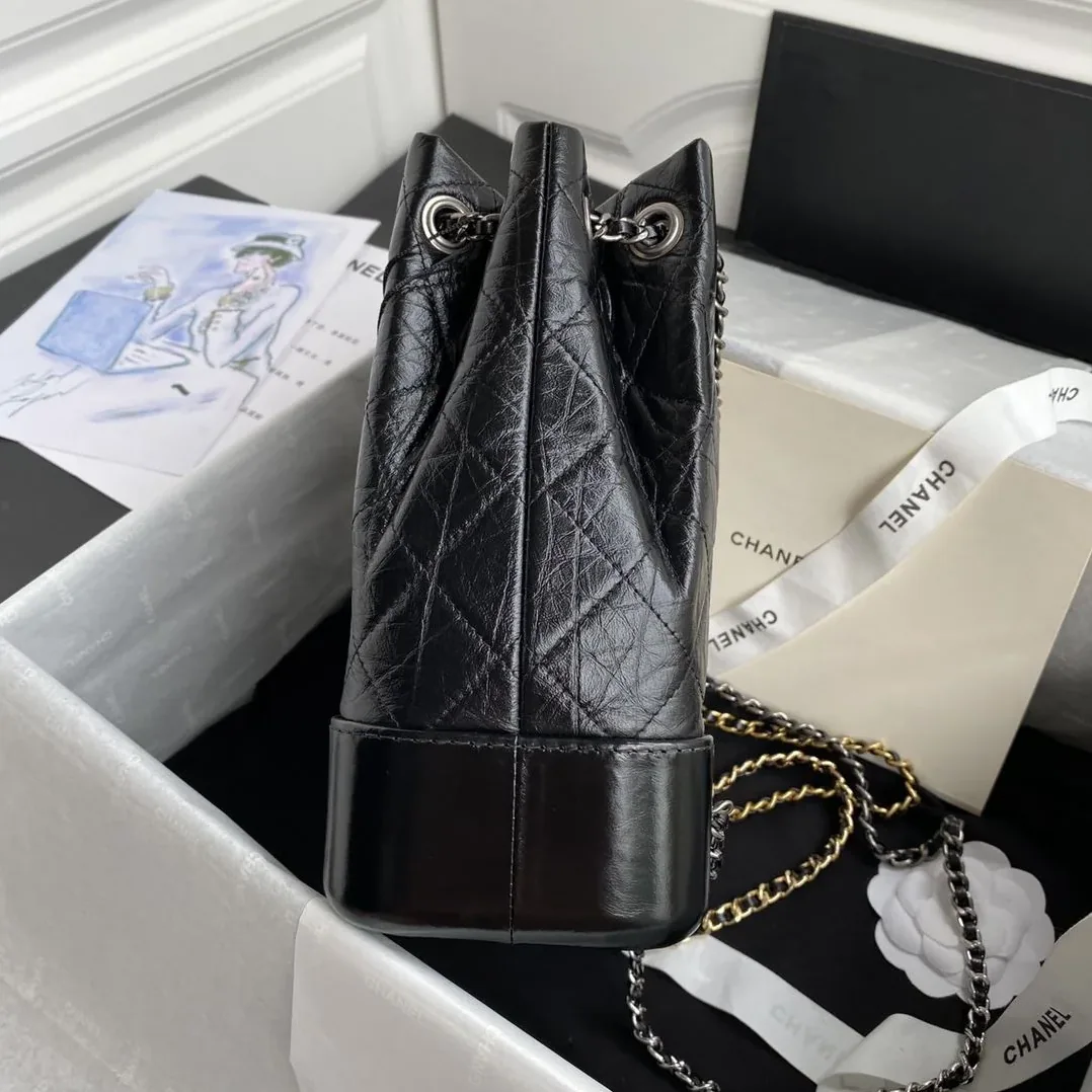 Chanel Gabrielle Backpack Black / Chanel Gabrielle Backpack Black /