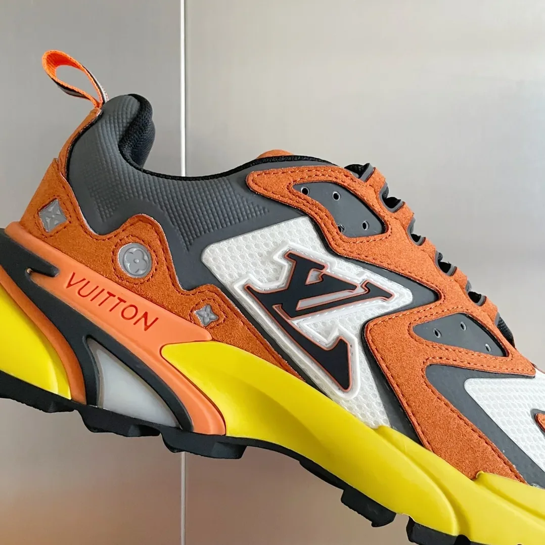 Louis Vuitton LV Runner Tatic Sneaker Orange for Men Louis Vuitton LV Runner Tatic Sneaker Orange for Men