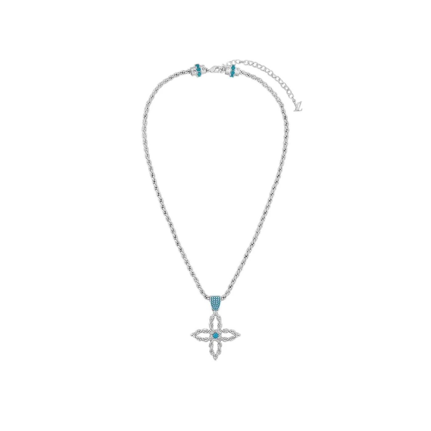 Louis Vuitton LV Flower Rope Pendant Necklace / Louis Vuitton LV Flower Rope Pendant Necklace /