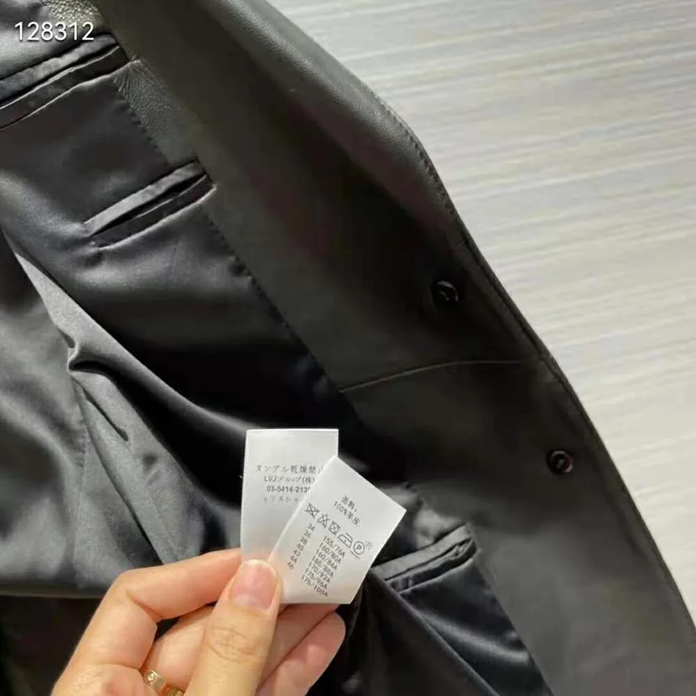Celine Tournon Jacket in Lambskin Leather for Women in Black