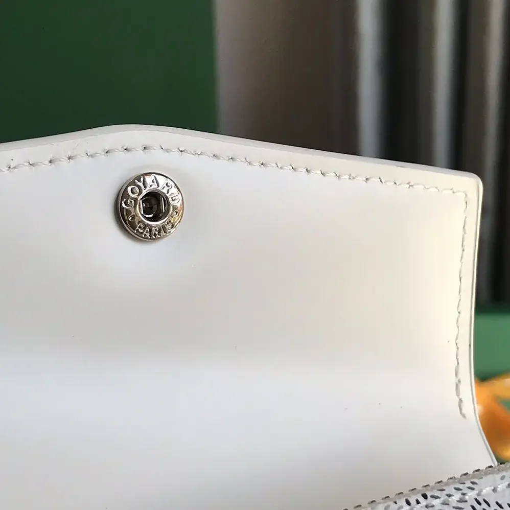 Goyard Saint Gabrie Wallet for Unisex in White Goyard Saint Gabrie Wallet for Unisex in White