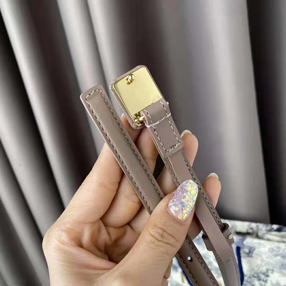Dior Bobby Belt Warm Taupe Smooth Calfskin 12 MM for Women Dior Bobby Belt Warm Taupe Smooth Calfskin 12 MM for Women